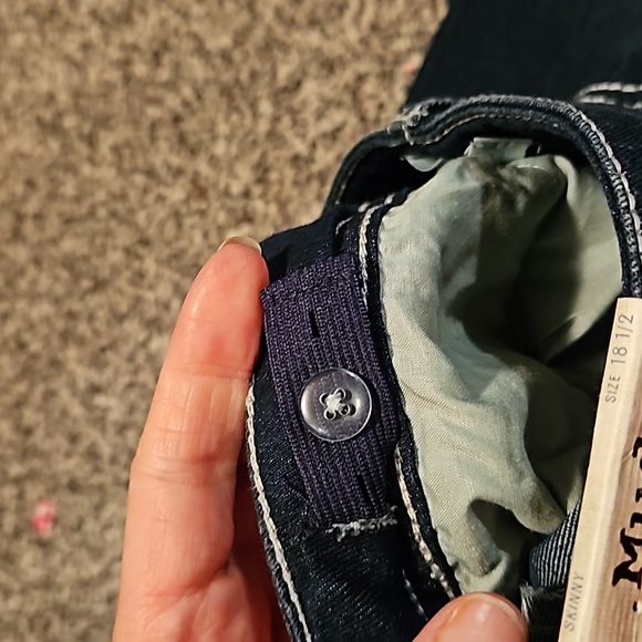 Mudd girl blue jeans. New with tag. Size 18 1/2 adjustable waist. Skinny - Picture 11 of 11